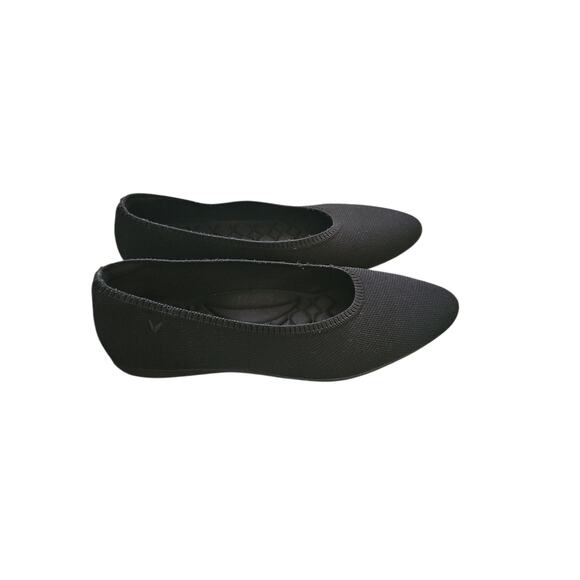 Viviaa 43 Pointed-Toe Ballet Flats Aria 5° black washable shoes sz 11 $129 - Picture 8 of 14